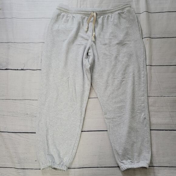 MWL by Madewell Size XL	Superbrushed Easygoing Sweatpants Icy Heather Gray - Picture 2 of 8